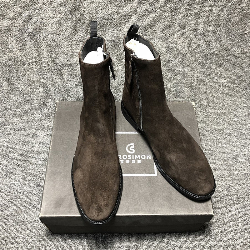 High-Top Zipper Boots